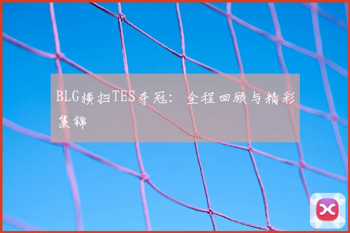 BLG横扫TES夺冠：全程回顾与精彩集锦